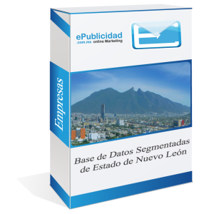 Base de datos de Estado de Nuevo Leon. Nuevo Leon state database.