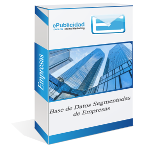 Base de datos segmentadas de empresas / Segmented database of companies.