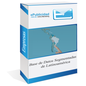 Base de datos segmentada Latinoamérica / Latin America segmented database