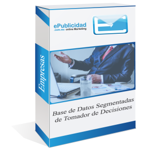 Base de datos tomador de decisiones / Decision maker database.