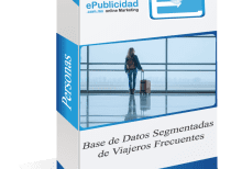 Base de datos de viajeros frecuentes. Frequent travellers database.