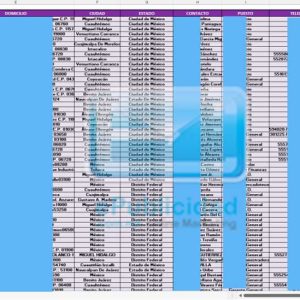 muestra base de datos juridicos