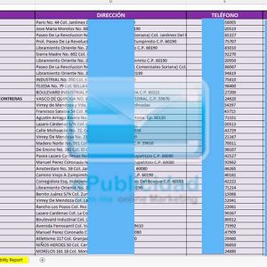 muestra base de datos NSE Medio y alto