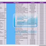 Muestra base de datos profesionales